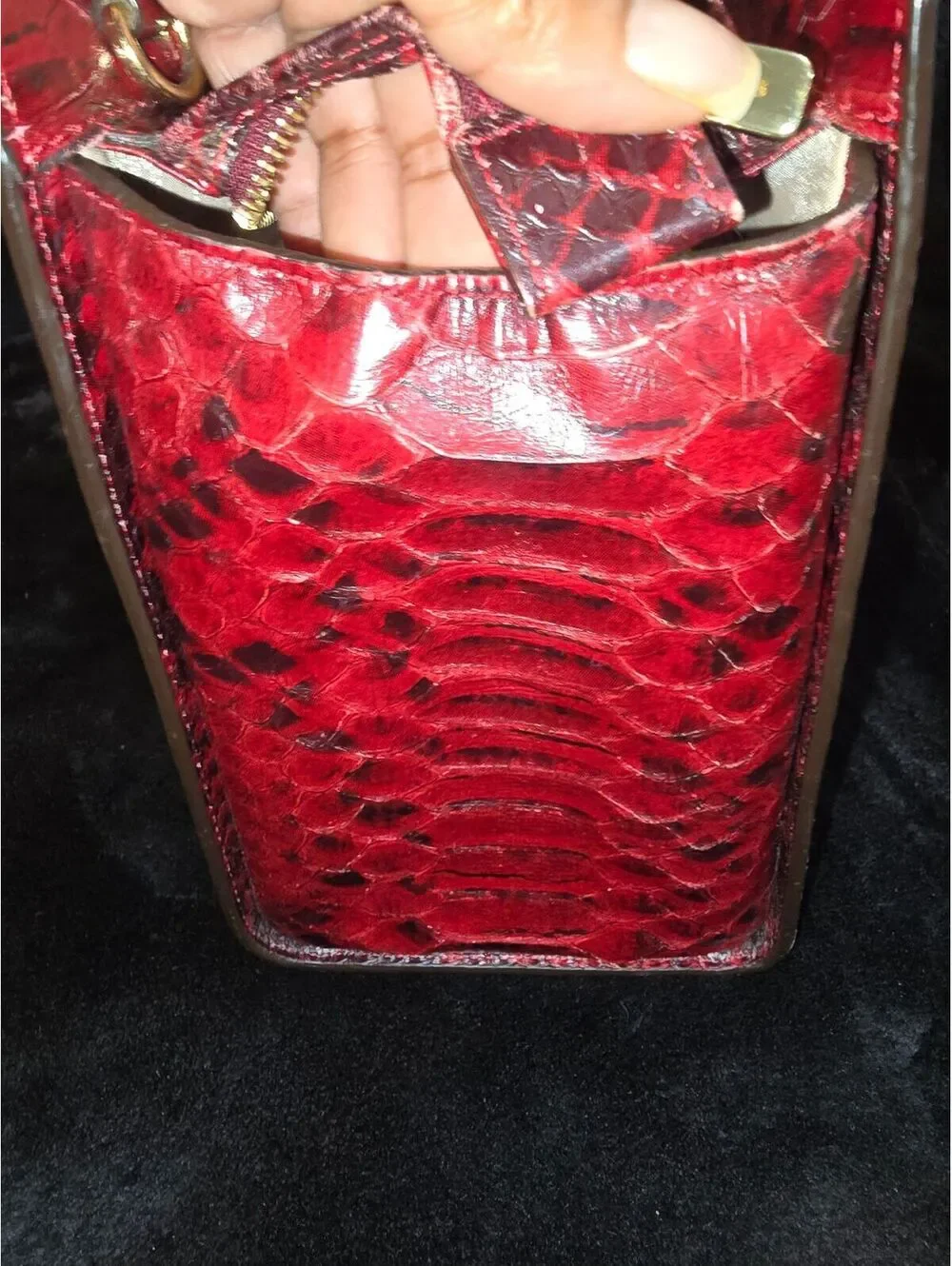 89. PROJECT Michael Kors Cinnabar Anaconda Selma tote